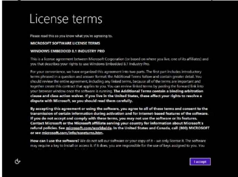 ELO ECMG2C - Operating System Setup – Windows 8.1 - 2