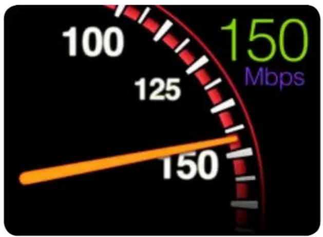 100 125 150 150 Mbps 150