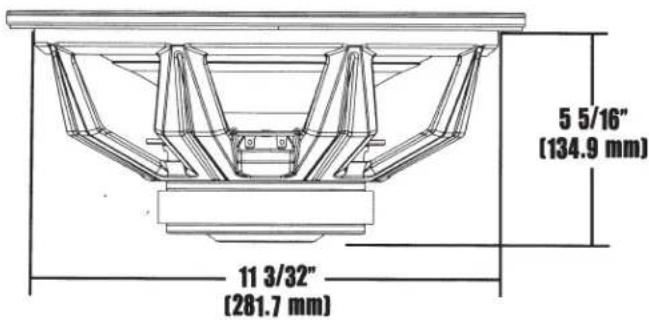 MTX Audio 3512-04 - 3512-04 500W Peak Power Subwoofer - 2