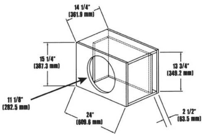 MTX Audio 3512-04 - Vented Enclosure - 1