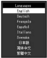 EIZO EV2455W-Swiss Edition - Setting Range - 1