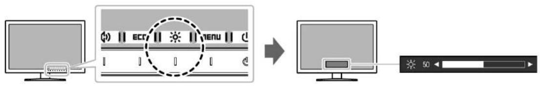 EIZO EV2455W-Swiss Edition - 2-5. Adjusting Brightness - 1
