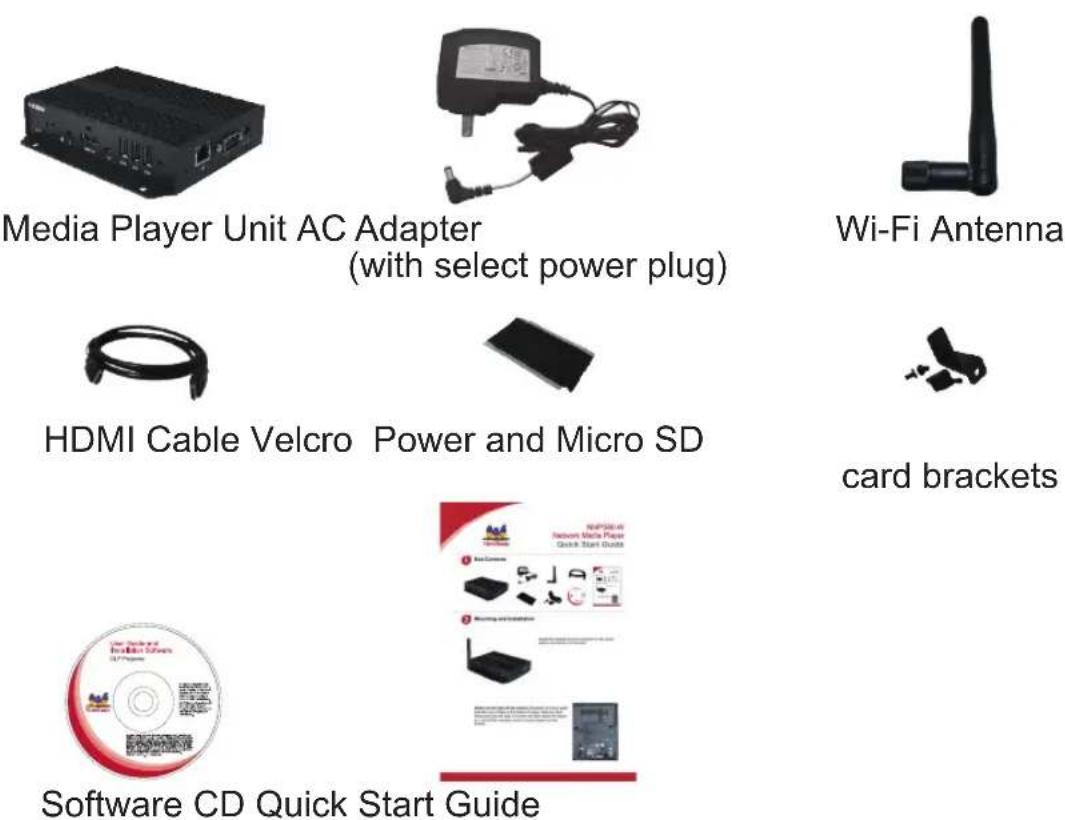 VIEWSONIC MP580-W - Package contents - 1