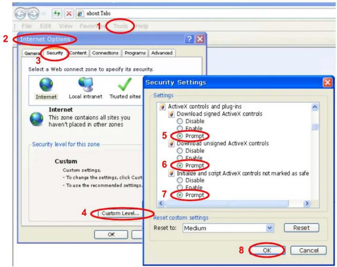 Planet ICA-3550V - Internet Explorer 6 for Windows XP - 1