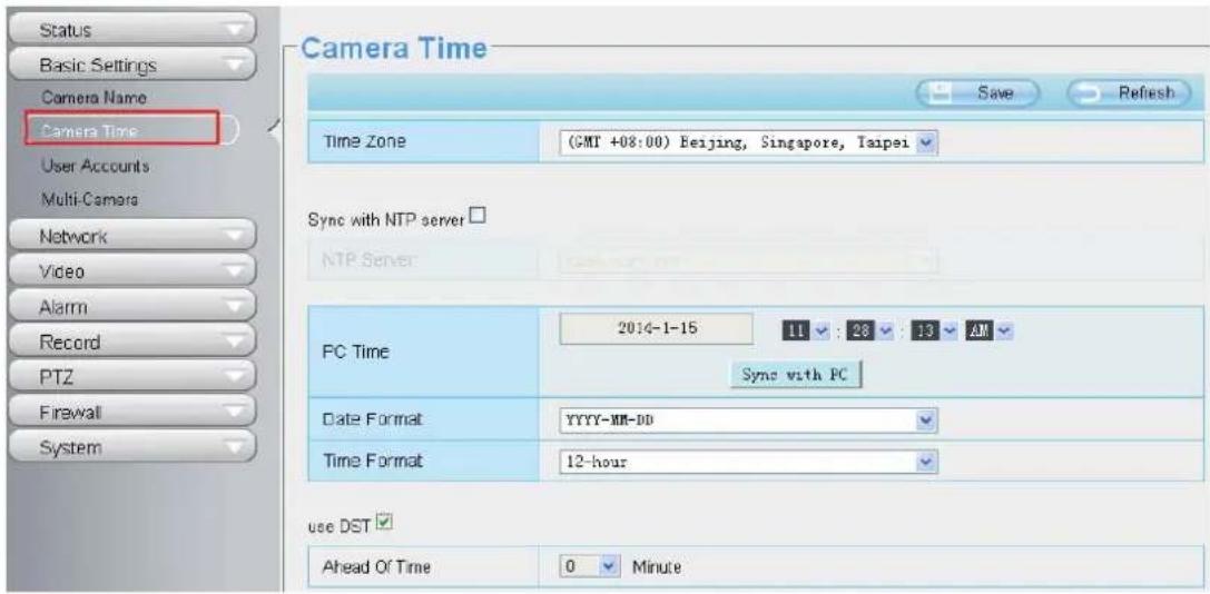 FOSCAM FI9805EP - Camera Time - 1