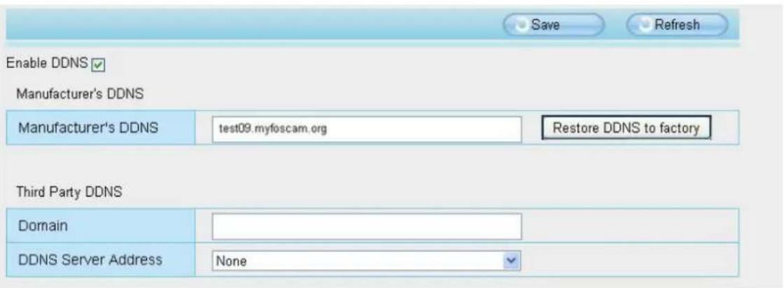 FOSCAM FI9805EP - Use the embedded DDNS to access the camera via the Internet - 1