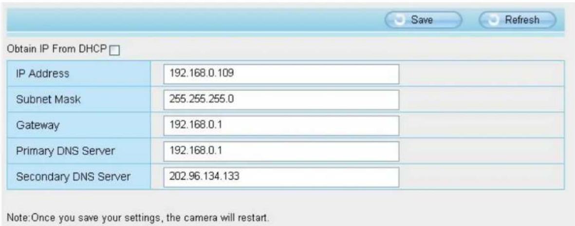 FOSCAM FI9805EP - IP Configuration - 1