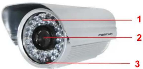 FOSCAM FI9805EP - Front Panel - 1