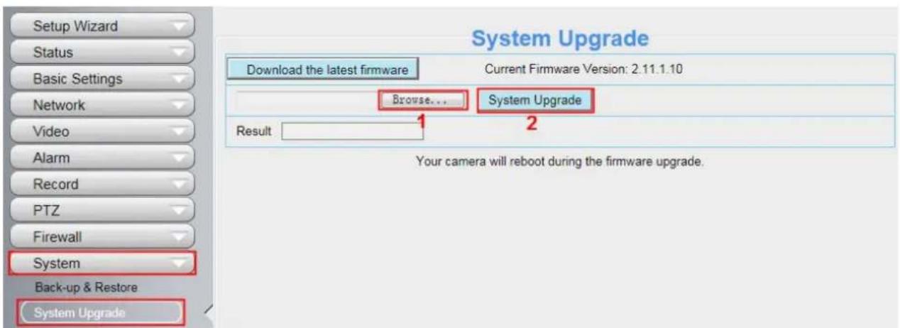 FOSCAM FI9805EP - System Upgrade - 2