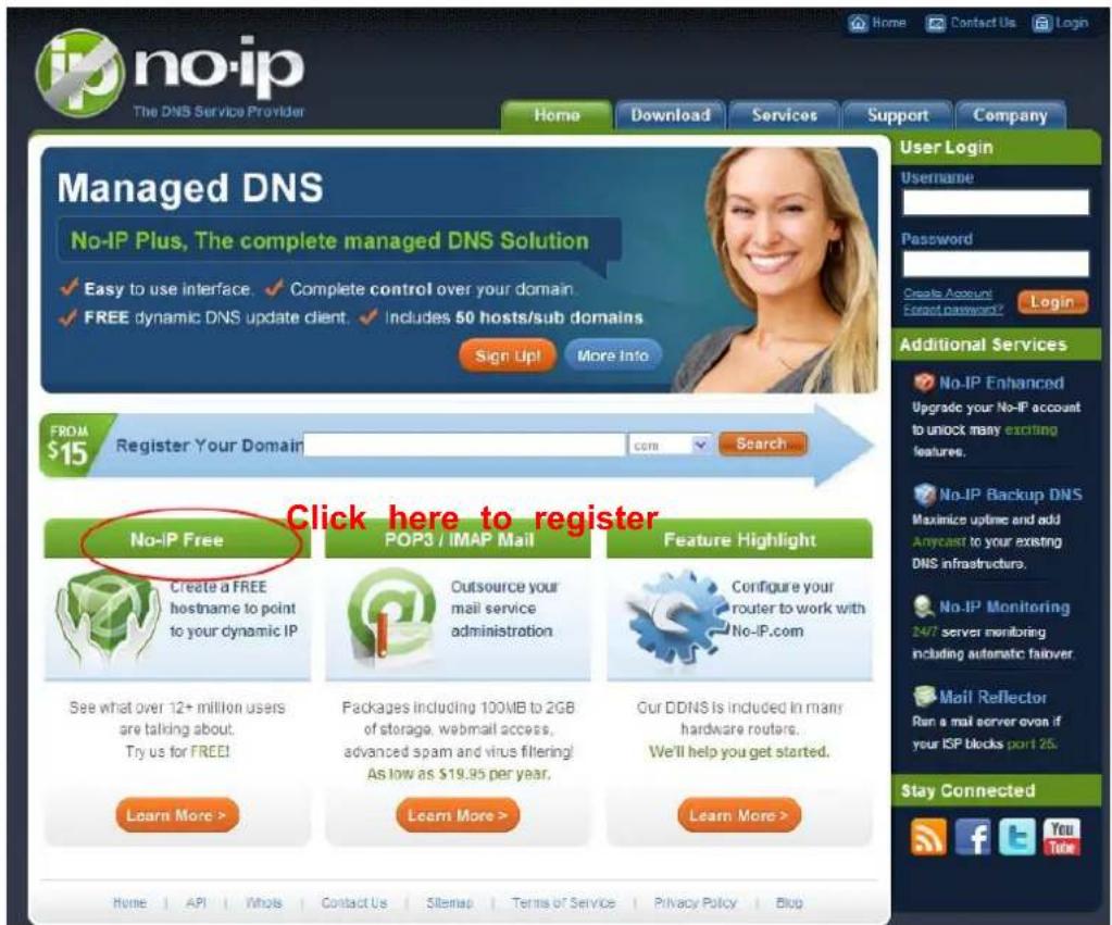 FOSCAM FI9805EP - Third Party Domain Name Settings - 1