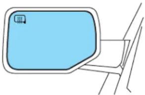 MAZDA Tribute Hybrid (2009) - Heated outside mirrors (if equipped) - 1