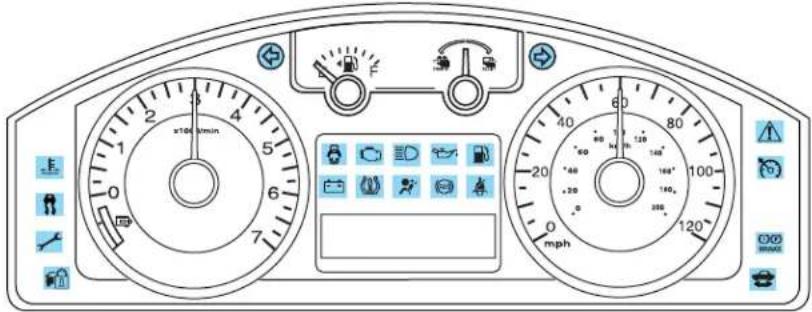 MAZDA Tribute Hybrid (2009) - Instrument Cluster - 1