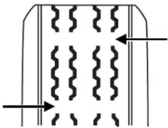 MAZDA Tribute Hybrid (2009) - Tire wear - 1