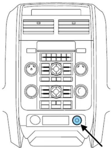 MAZDA Tribute Hybrid (2009) - Auxiliary input jack (Line in) - 1