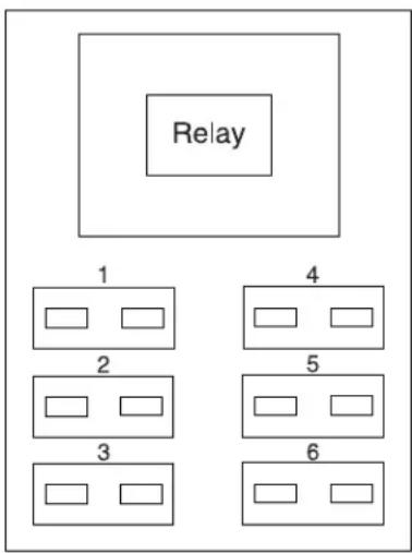 MAZDA Tribute Hybrid (2009) - Auxiliary relay box - 1