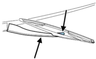 MAZDA Tribute Hybrid (2009) - Changing rear window wiper blade - 1