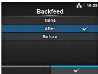 Backfeed None After Before