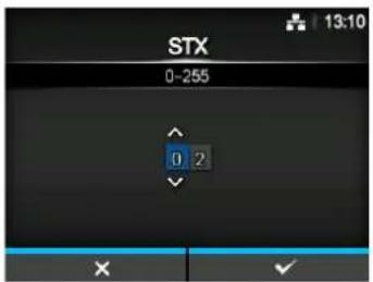 STX 0-255 0 2 × ✓