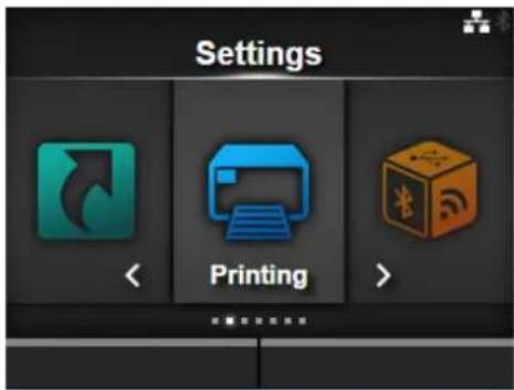 Settings < Printing >