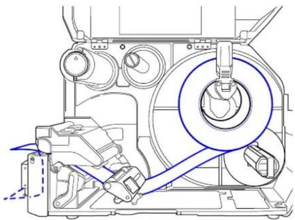 SATO CL608NX - Loading Media with an Optional Dispenser and Liner Discharge Outlet - 1