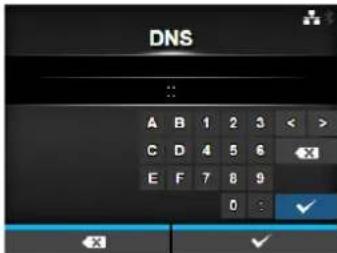 DNS A B 1 2 3 < > C D 4 5 6 X E F 7 8 9 0 : ✓