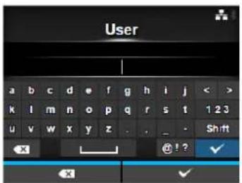 User a b c d e f g h i j < > k l m n o p q r s t 1 2 3 u v w x y z . . . _ - Shift X @ ! ?