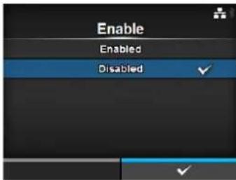 Enable Enabled Disabled ✓