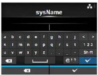 sysName a b c d e f g h i j < > k l m n o p q r s t 1 2 3 u v w x y z - , _ - Shift X @!? ✓