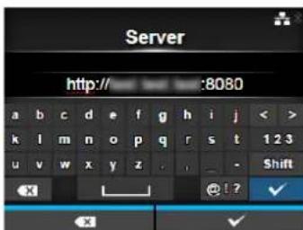 Server http:// 8080 a b c d e f g h i j < > k l m n o p q r s t 1 2 3 u v w x y z . - Shift X @ ! ? ✓