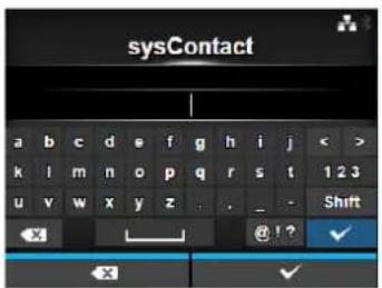 sysContact a b c d e f g h i j < > k l m n o p q r s t 1 2 3 u v w x y z . . - Shift X @ ! ? ✓