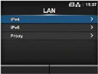 SATO CL608NX - Interface Menu - 4