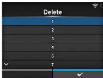 Delete 1 2 3 4 6 7