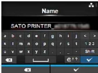 Name SATO PRINTER_