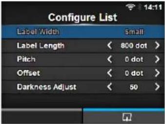 SATO CL608NX - Tools Menu - 4