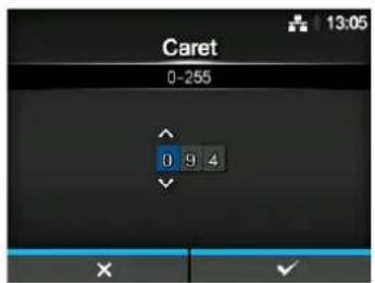Caret 0-255 0 9 4 13:05