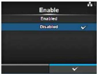 Enable Enabled Disabled ✓