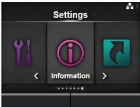 Settings Information