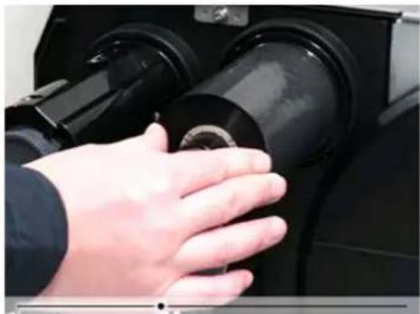 SATO CL608NX - Ribbon Setting - 2