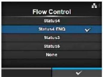 Flow Control Status4 Status4 ENQ ✓ Status3 Status5 None ✓