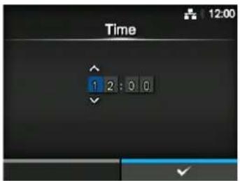 Time 1 2 : 0 0