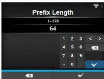 Prefix Length 1-128 64 1 2 3 < > 4 5 6 × 7 8 9 - 0 . ✓