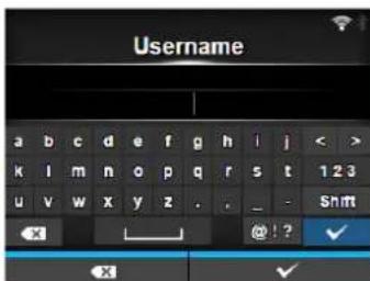 Username a b c d e f g h i j < > k l m n o p q r s t 123 u v w x y z . - _ - Shift × @ ! ? × ✓