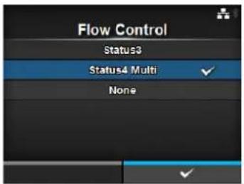 Flow Control Status3 Status4 Multi None
