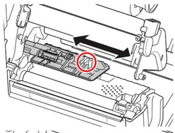 SATO CL608NX - Adjusting the Position of the Media Sensor - 1