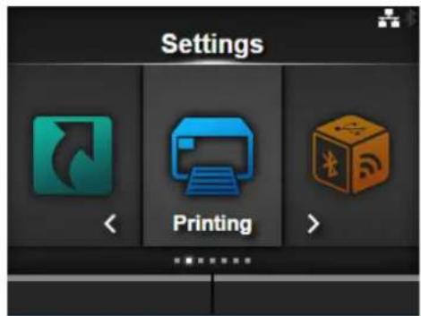 Settings Printing
