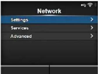SATO CL608NX - Interface Menu - 2