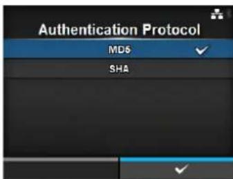 Authentication Protocol MD6 SHA
