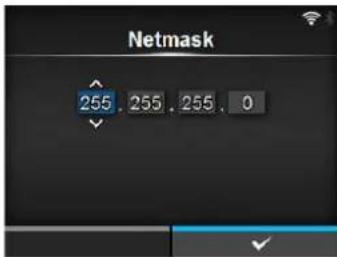 Netmask 255, 255, 255, 0