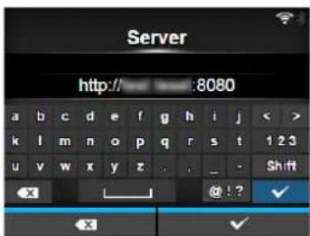 Server http://www.103.com/8080 a b c d e f g h i j < > k l m n o p q r s t 1 2 3 u v w x y z . . _ - Shift x @ ! ? ✓