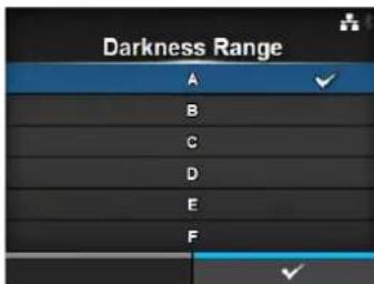 Darkness Range A B C D E F